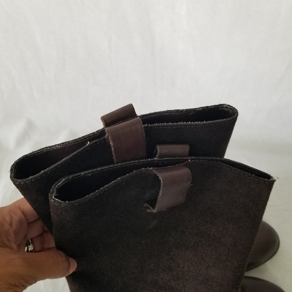Ralph Lauren Cacey 7B leather stirrup brown boots.👢 - Picture 14 of 14